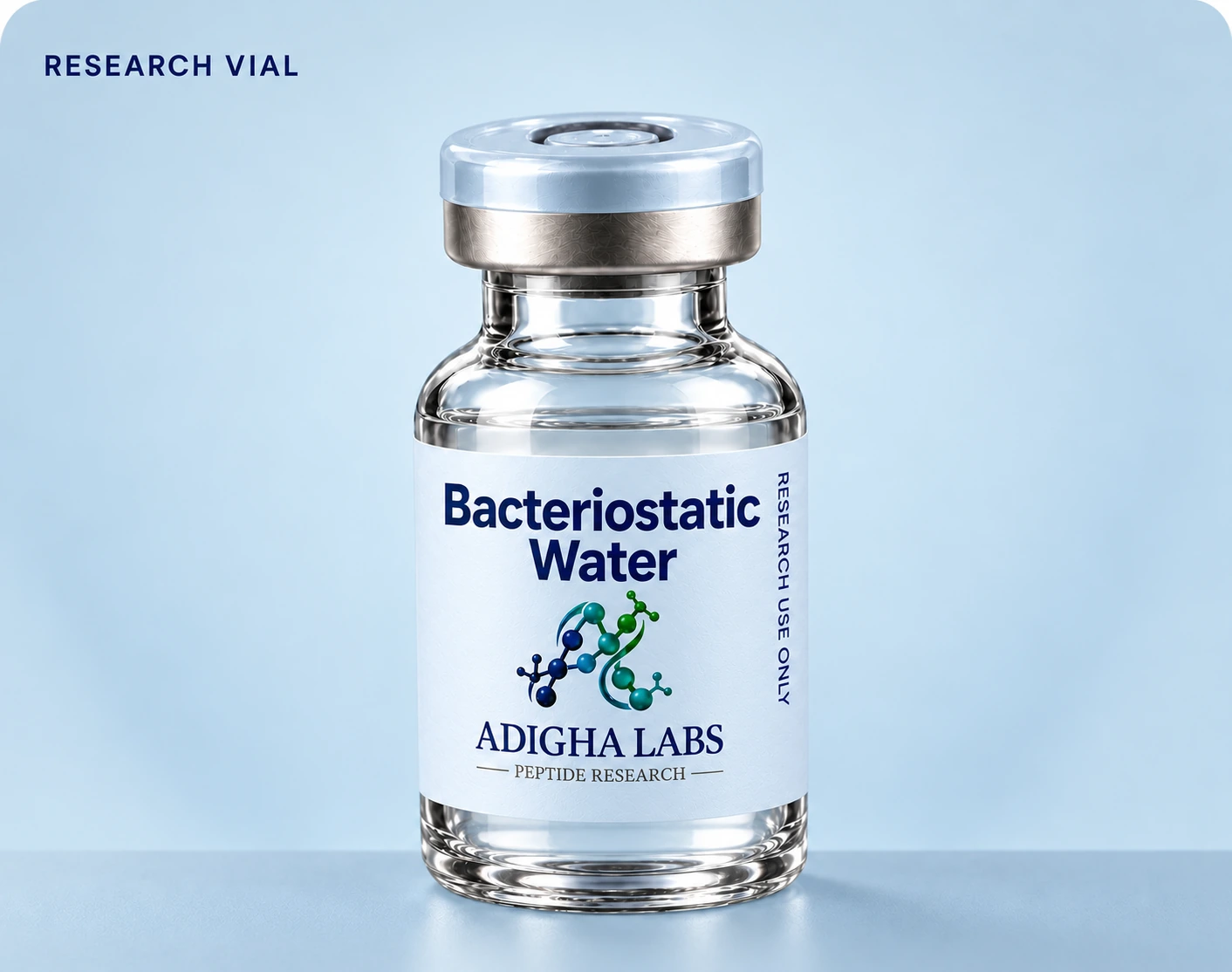 Bacteriostatic Water Adigha Labs research vial