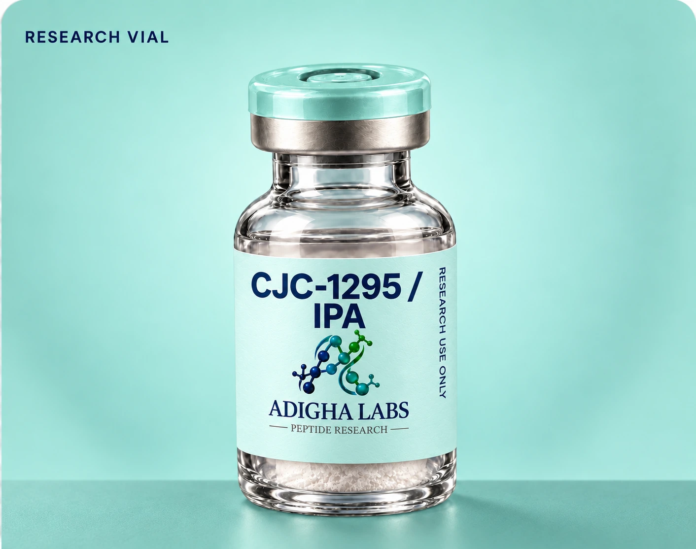 CJC-1295 / IPA Adigha Labs research vial