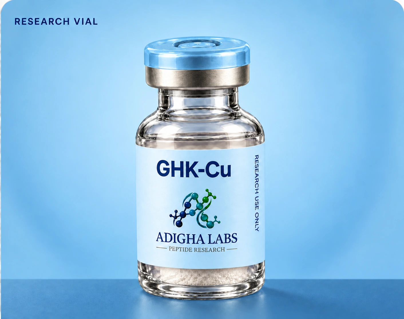 GHK-Cu Adigha Labs research vial