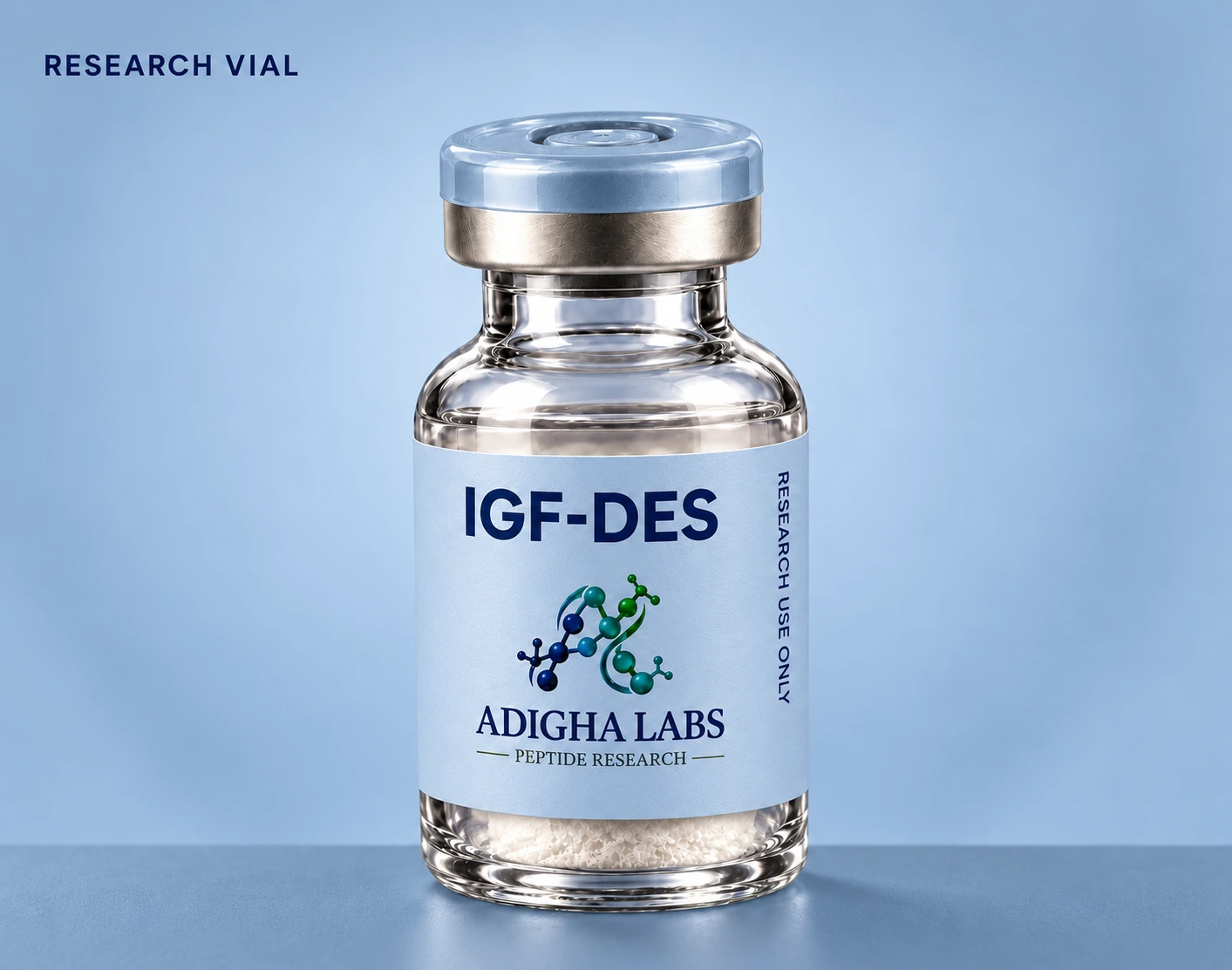 IGF-DES Adigha Labs research vial