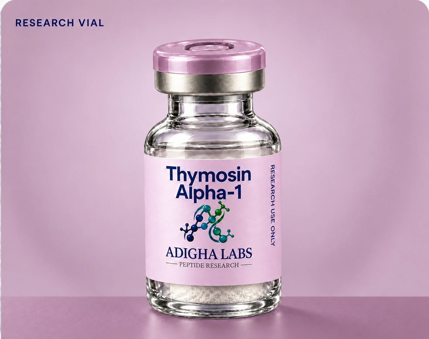 Thymosin Alpha-1 Adigha Labs research vial